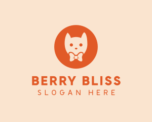 Orange Kitty Cat logo design