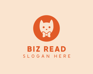 Orange Kitty Cat logo design