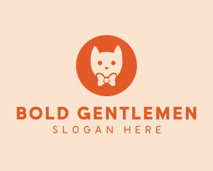 Orange Kitty Cat logo design