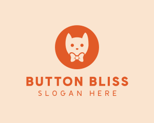 Orange Kitty Cat logo design