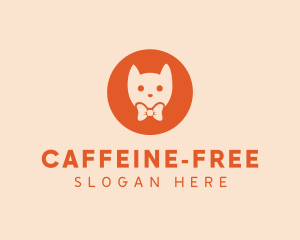 Orange Kitty Cat logo design