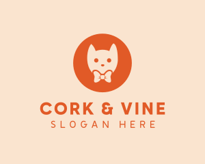 Orange Kitty Cat logo design