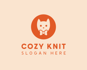 Orange Kitty Cat logo design