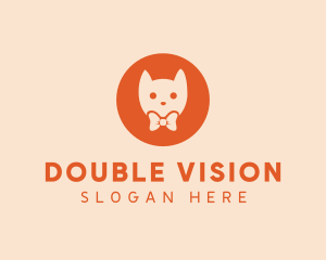 Orange Kitty Cat logo design