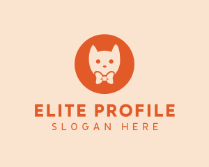 Orange Kitty Cat logo design