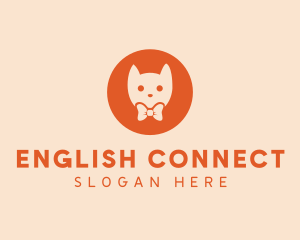 Orange Kitty Cat logo design