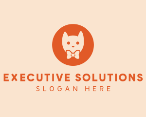 Orange Kitty Cat logo design