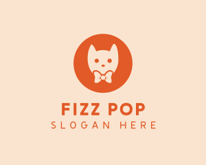 Orange Kitty Cat logo design