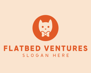 Orange Kitty Cat logo design