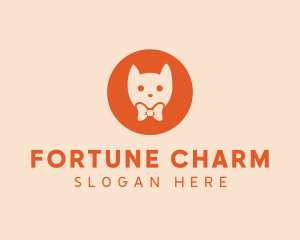 Orange Kitty Cat logo design