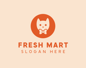 Orange Kitty Cat logo design