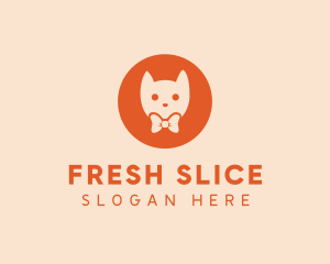 Orange Kitty Cat logo design