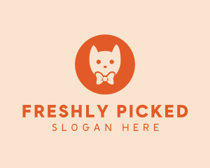 Orange Kitty Cat logo design