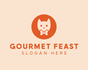 Orange Kitty Cat logo design