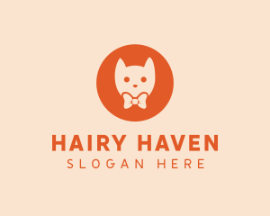 Orange Kitty Cat logo design