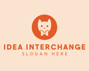 Orange Kitty Cat logo design