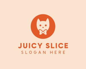 Orange Kitty Cat logo design