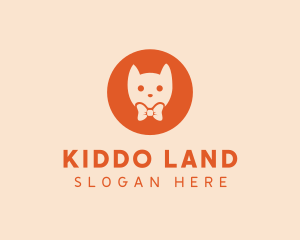 Orange Kitty Cat logo design