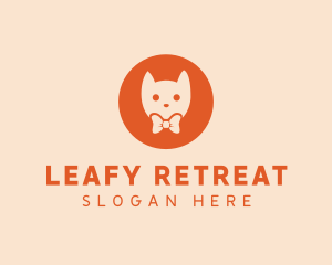 Orange Kitty Cat logo design