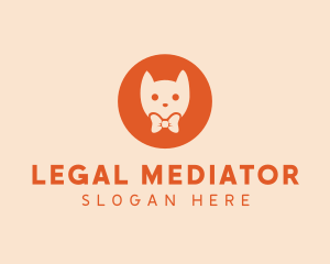 Orange Kitty Cat logo design