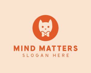 Orange Kitty Cat logo design