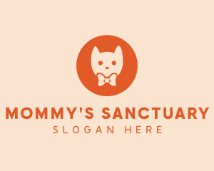 Orange Kitty Cat logo design