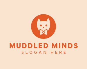 Orange Kitty Cat logo design