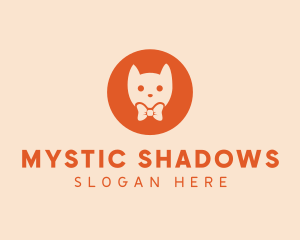 Orange Kitty Cat logo design