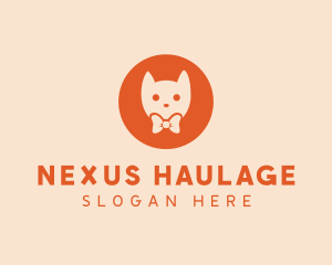 Orange Kitty Cat logo design