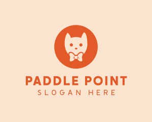 Orange Kitty Cat logo design