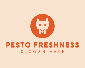 Orange Kitty Cat logo design