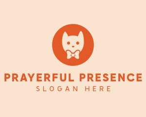 Orange Kitty Cat logo design