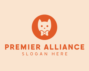 Orange Kitty Cat logo design