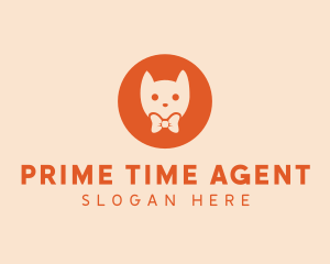 Orange Kitty Cat logo design