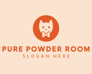 Orange Kitty Cat logo design