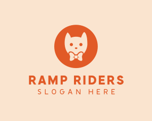 Orange Kitty Cat logo design