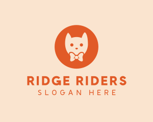 Orange Kitty Cat logo design