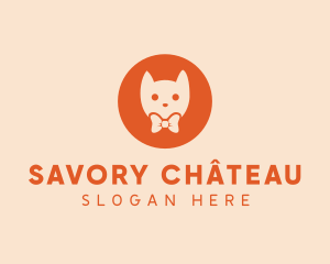 Orange Kitty Cat logo design