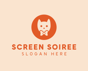 Orange Kitty Cat logo design