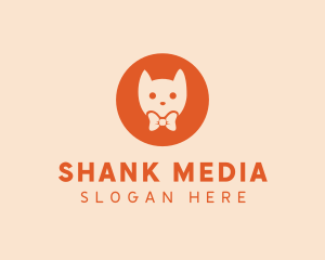 Orange Kitty Cat logo design