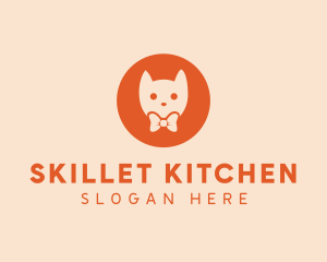 Orange Kitty Cat logo design