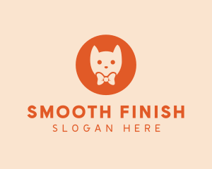 Orange Kitty Cat logo design