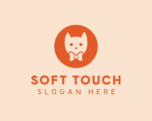 Orange Kitty Cat logo design