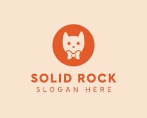 Orange Kitty Cat logo design