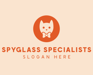 Orange Kitty Cat logo design