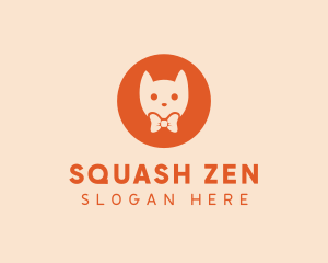 Orange Kitty Cat logo design