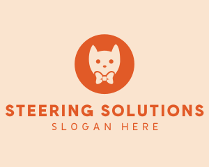 Orange Kitty Cat logo design