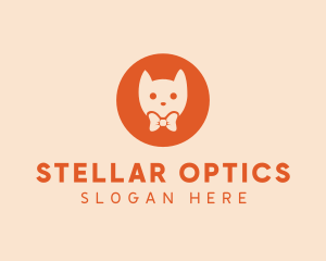 Orange Kitty Cat logo design