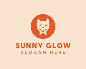 Orange Kitty Cat logo design