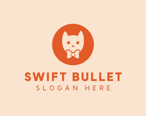 Orange Kitty Cat logo design